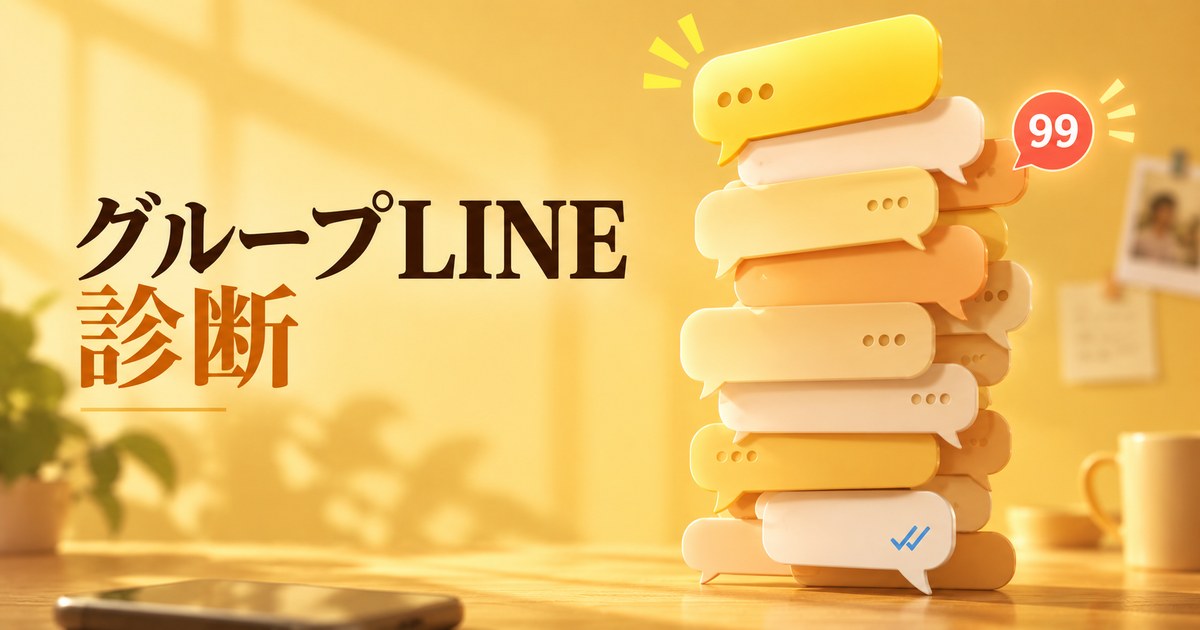 話題の火つけ役 — グループLINE診断の結果